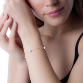 Bracelet Maile Or Jaune Strass - Bracelets Femme | Histoire d’Or