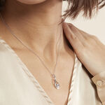 Collier Paloma Argent Blanc Oxyde De Zirconium - Colliers fantaisie Femme | Histoire d&rsquo;Or