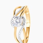 Bague Mavriki Or Jaune Oxyde - Bagues solitaires Femme | Histoire d&rsquo;Or