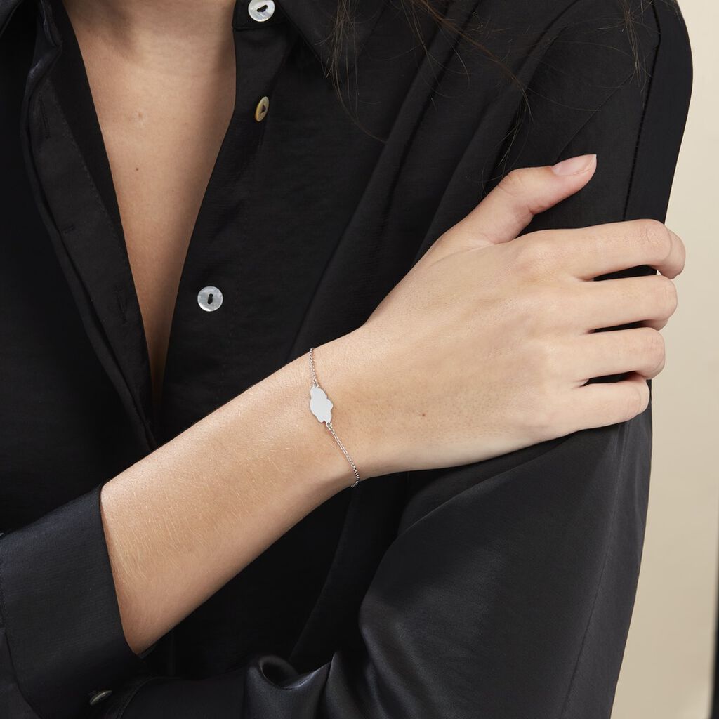Bracelet Argent Blanc Philiphina - Bracelets Femme | Histoire d’Or