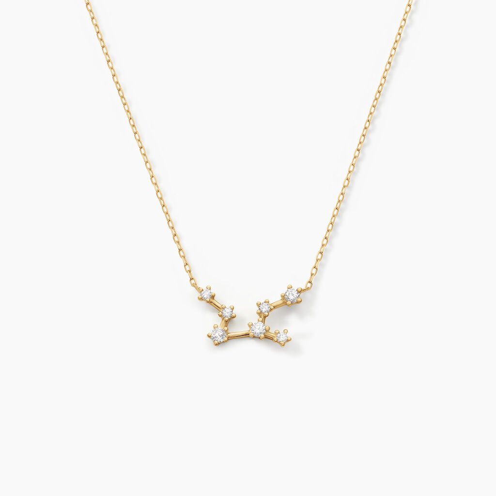 Collier Orion Or Jaune Oxyde De Zirconium - Colliers Femme | Histoire d’Or