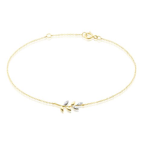Bracelet Palmiro Or Jaune Diamant - Bracelets Femme | Histoire d’Or