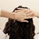 Bracelet Joice Maille Altern&eacute;e Et Godronne Or Jaune - Bracelets cha&icirc;ne Femme | Histoire d&rsquo;Or