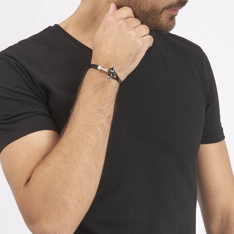 Bracelet Cedric Acier Blanc - Bracelets cordon Homme | Histoire d’Or