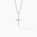 Pendentif Tifene Argent Blanc - Pendentifs Croix Famille | Histoire d’Or