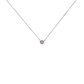 Collier Auxana Argent Blanc Oxyde De Zirconium - Colliers fantaisie Femme | Histoire d’Or