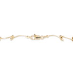 Bracelet Assma Plaqu&eacute; Or Jaune - Bijoux sans pierre Femme | Histoire d&rsquo;Or
