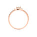 Bague Or Rose Morganite Et Diamant - Bagues solitaires Femme | Histoire d’Or