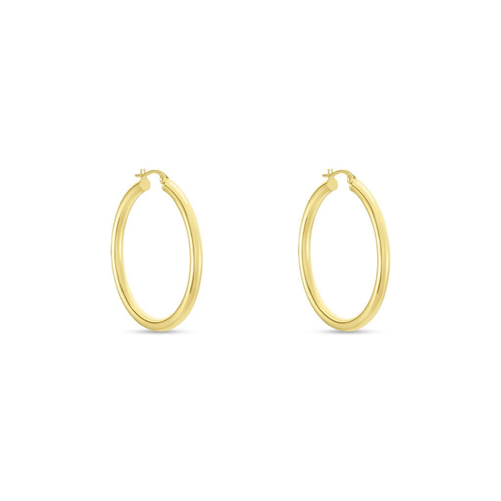 Créoles Ajania Or Jaune - Boucles d'oreilles créoles Femme | Histoire d’Or