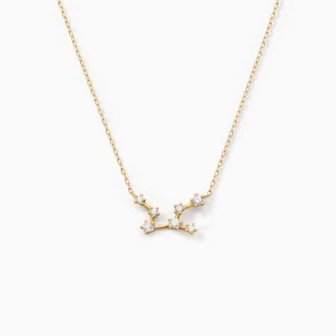 Collier Orion Or Jaune Oxyde De Zirconium - Colliers Femme | Histoire d’Or