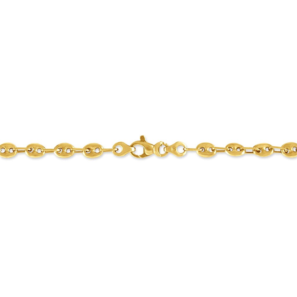 Bracelet Dami Maille Grain De Cafe Or Jaune - Bracelets cha&icirc;ne Femme | Histoire d&rsquo;Or