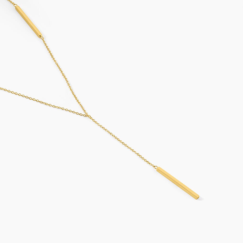 Collier Eilish Acier Jaune - Sautoirs Femme | Histoire d&rsquo;Or