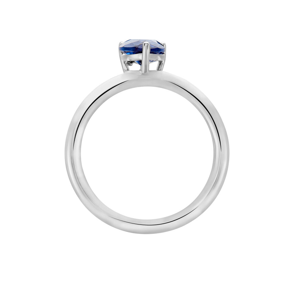 Bague Solitaire Kelvyn Argent Blanc Oxyde De Zirconium - Bagues solitaires Femme | Histoire d’Or
