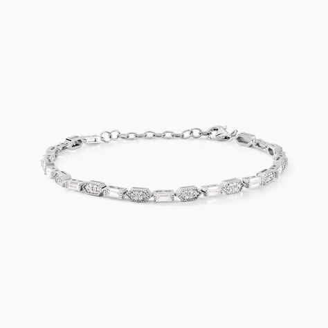 Bracelet Versailles Argent Blanc Oxyde De Zirconium - Bracelets Femme | Histoire d’Or