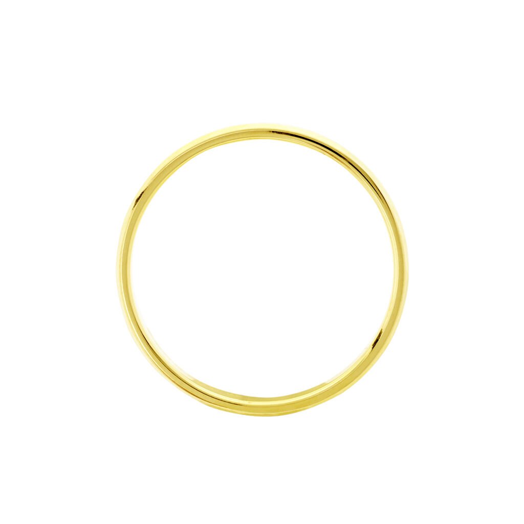 Alliance Mat Striee Ruban Plat Or Bicolore - Alliances Unisex | Histoire d&rsquo;Or