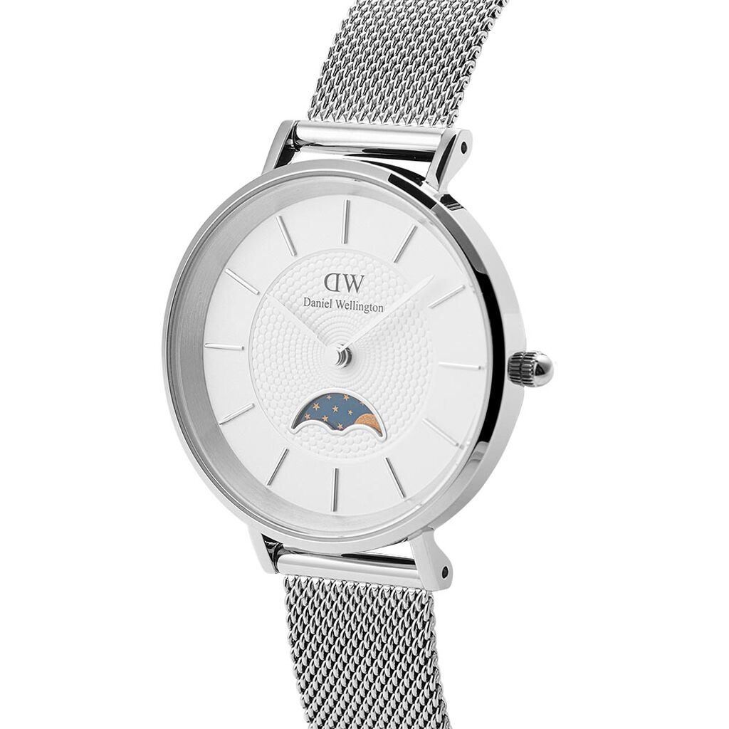 Montre Daniel Wellington Petite Moonphase Blanc - Montres Femme | Histoire d&rsquo;Or