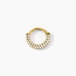 Piercing Septum Bettris Acier Jaune Oxyde De Zirconium - Bijoux Femme | Histoire d&rsquo;Or