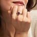 Bague Purple Mood Argent Rose Oxyde De Zirconium - Bagues solitaires Femme | Histoire d’Or