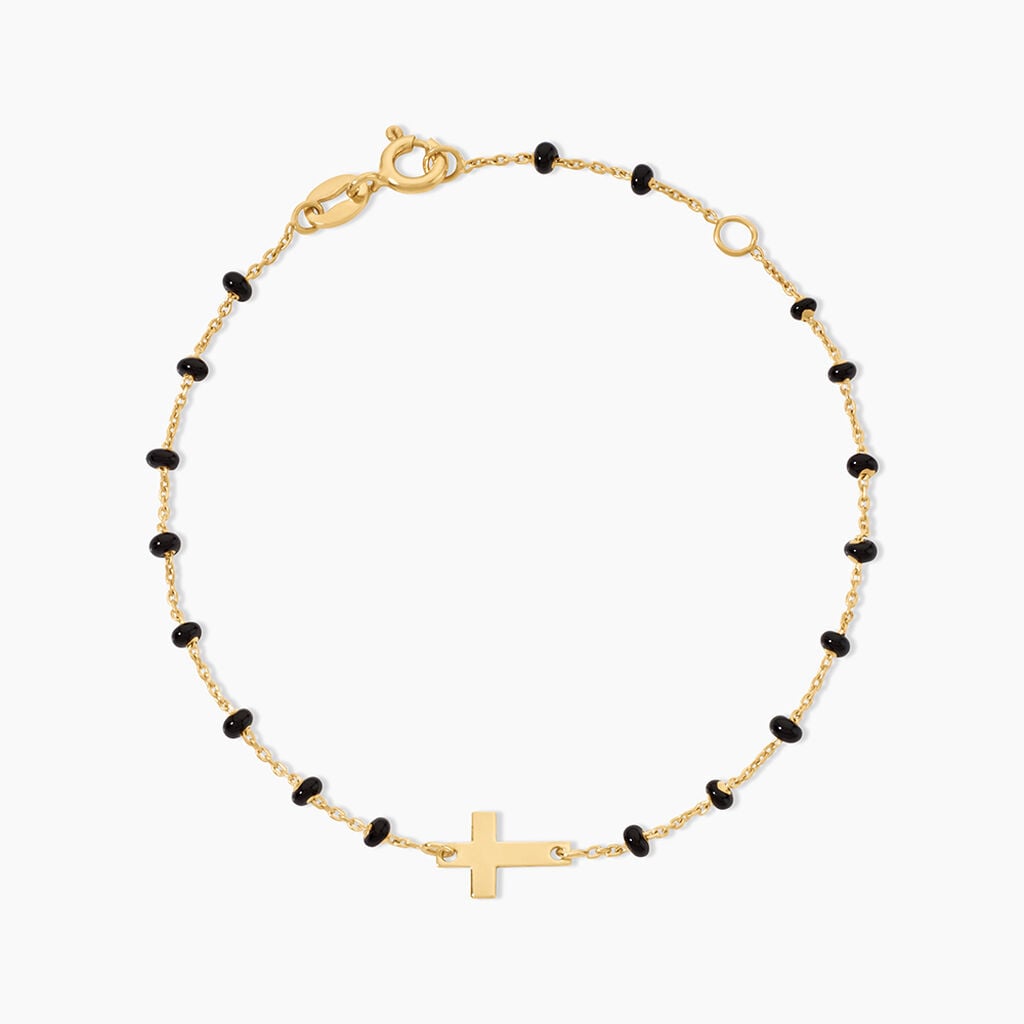 Bracelet Krystle Argent Dor&eacute; A L'Or 750/1000 - Bijoux sans pierre Femme | Histoire d&rsquo;Or