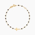 Bracelet Krystle Argent Dor&eacute; A L'Or 750/1000 - Bijoux sans pierre Femme | Histoire d&rsquo;Or