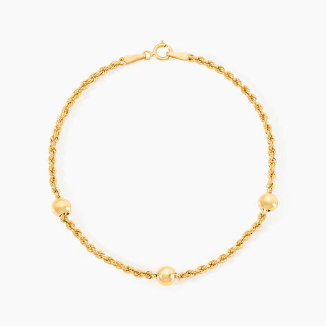 Bracelet Cordelia Or Jaune - Bracelets cha&icirc;ne Femme | Histoire d&rsquo;Or