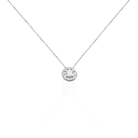 Collier Renata Or Blanc Oxyde De Zirconium - Colliers Femme | Histoire d’Or