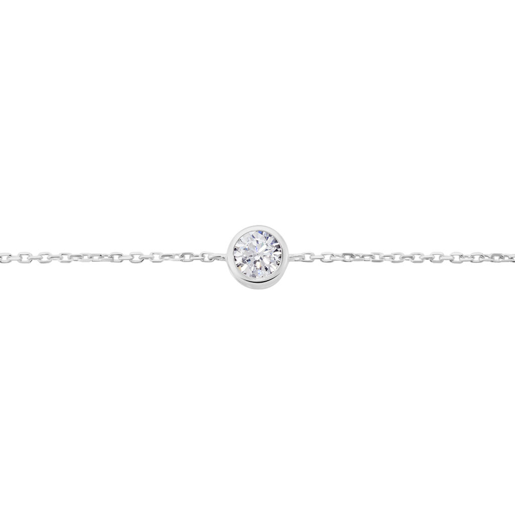 Bracelet Abha Argent Blanc Oxyde De Zirconium - Bracelets Femme | Histoire d&rsquo;Or