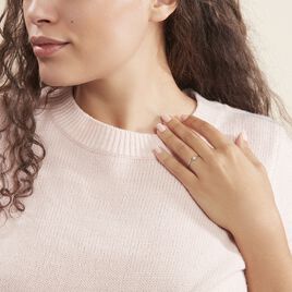 Bague Brooke Or Bicolore Diamant - Bagues avec pierre Femme | Histoire d’Or