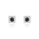 Boucles D'oreilles Pendantes Haia Or Rose Topaze Et Oxyde De Zirconium - Boucles d'oreilles pendantes Femme | Histoire d&rsquo;Or