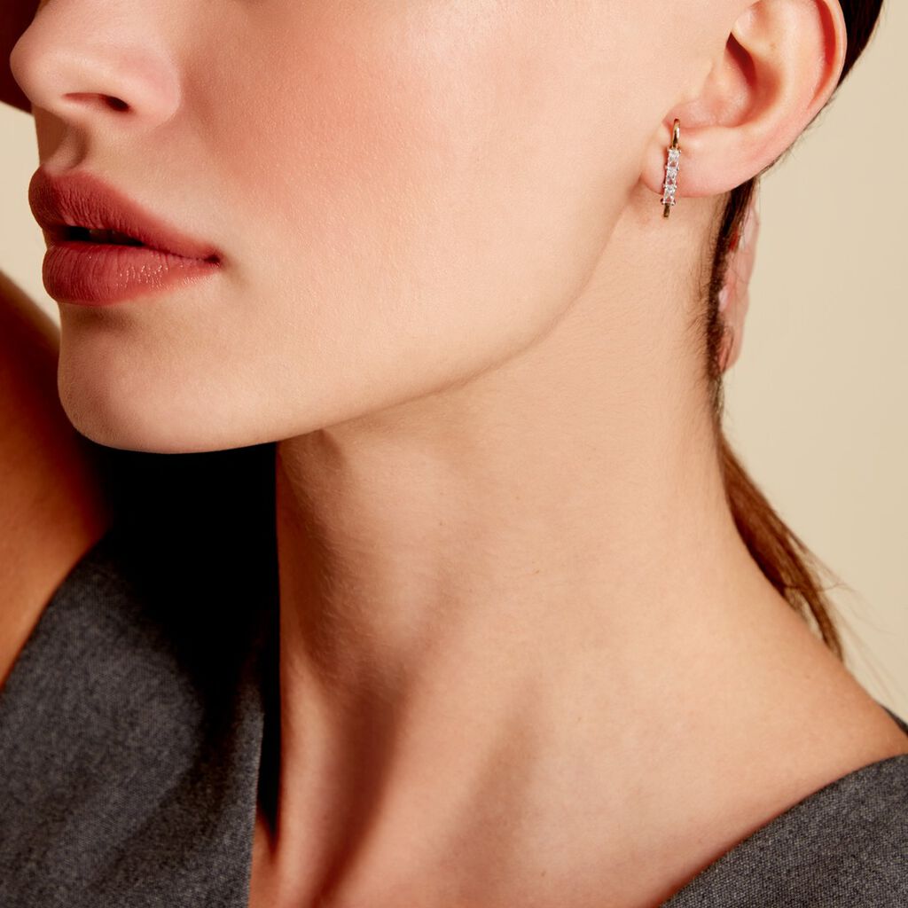 Bijou D'oreille Unitaire Alon Or Jaune Oxyde De Zirconium - Ear cuffs Femme | Histoire d’Or