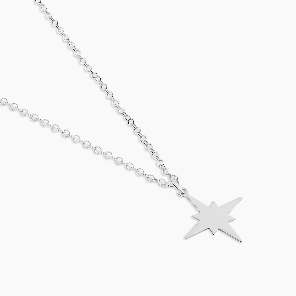 Collier Wiem Argent Blanc - Colliers fantaisie Femme | Histoire d&rsquo;Or