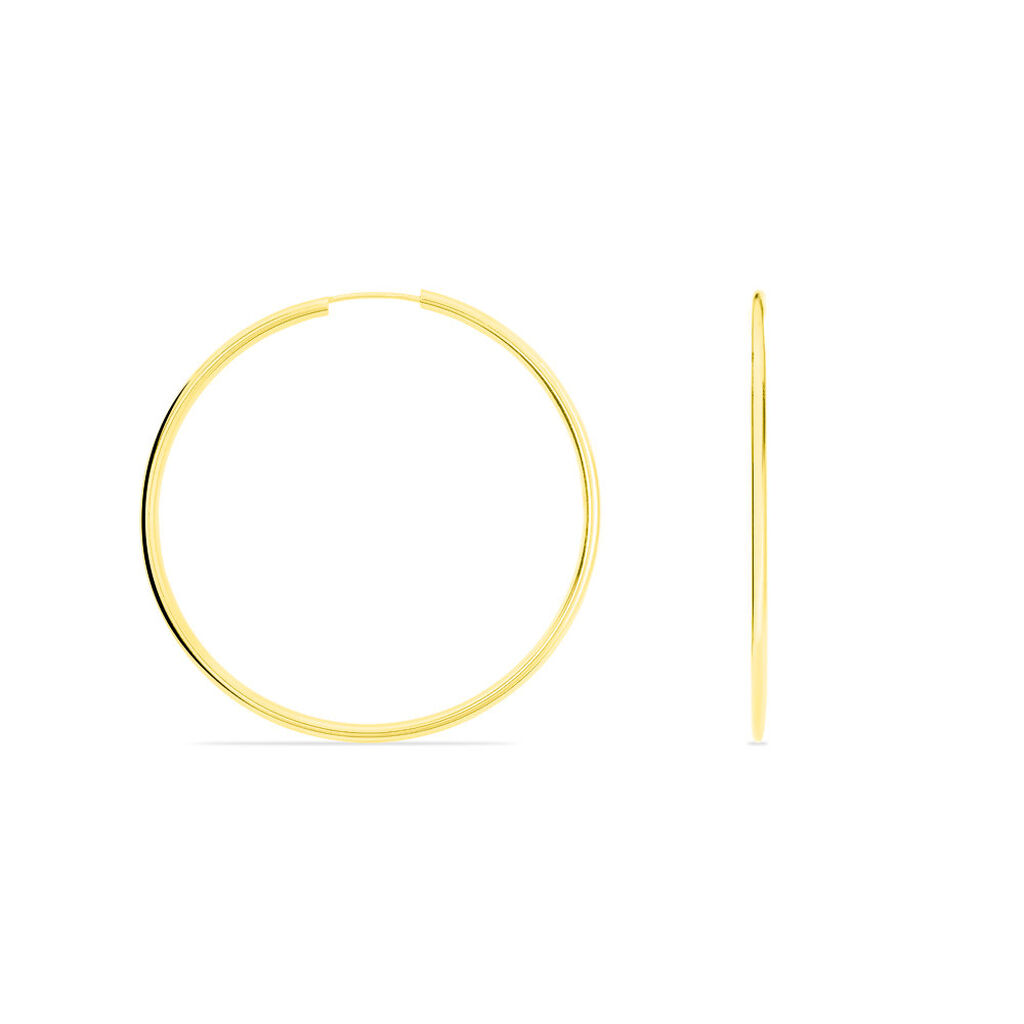 Cr&eacute;oles Valencina Or Jaune - Boucles d'oreilles cr&eacute;oles Femme | Histoire d&rsquo;Or