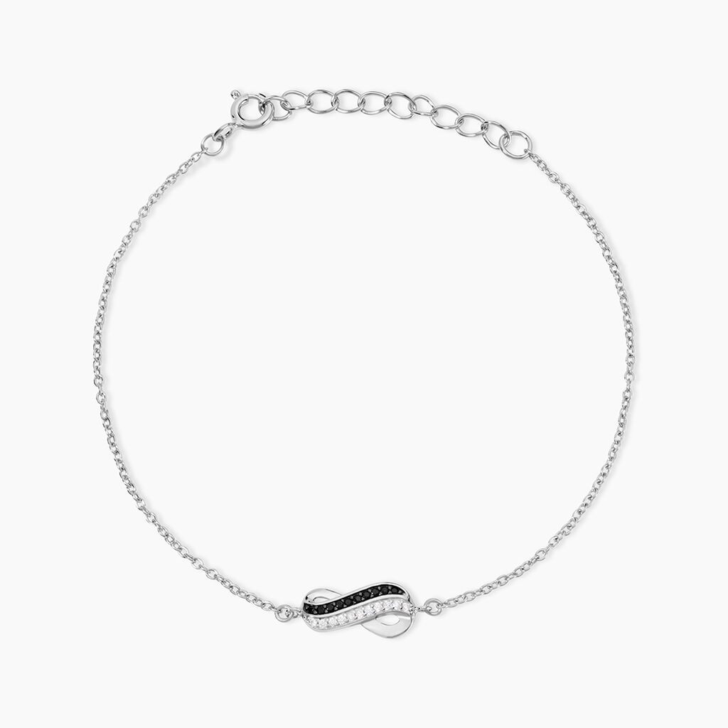 Bracelet Liraz Argent Blanc Oxyde De Zirconium - Bracelets Femme | Histoire d&rsquo;Or
