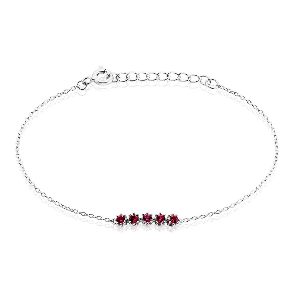 Bracelet Karrie Argent Blanc Oxyde De Zirconium - Bracelets Femme | Histoire d’Or