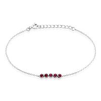 Bracelet Karrie Argent Blanc Oxyde De Zirconium