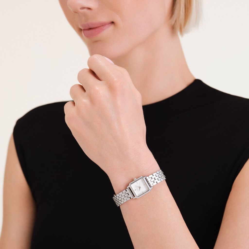 Montre Rosefield Boxelle Blanc - Id&eacute;es cadeaux Femme | Histoire d&rsquo;Or