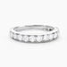 Alliance Rhea Ld Platine Blanc Diamant Synth&eacute;tique - Alliances Femme | Histoire d&rsquo;Or