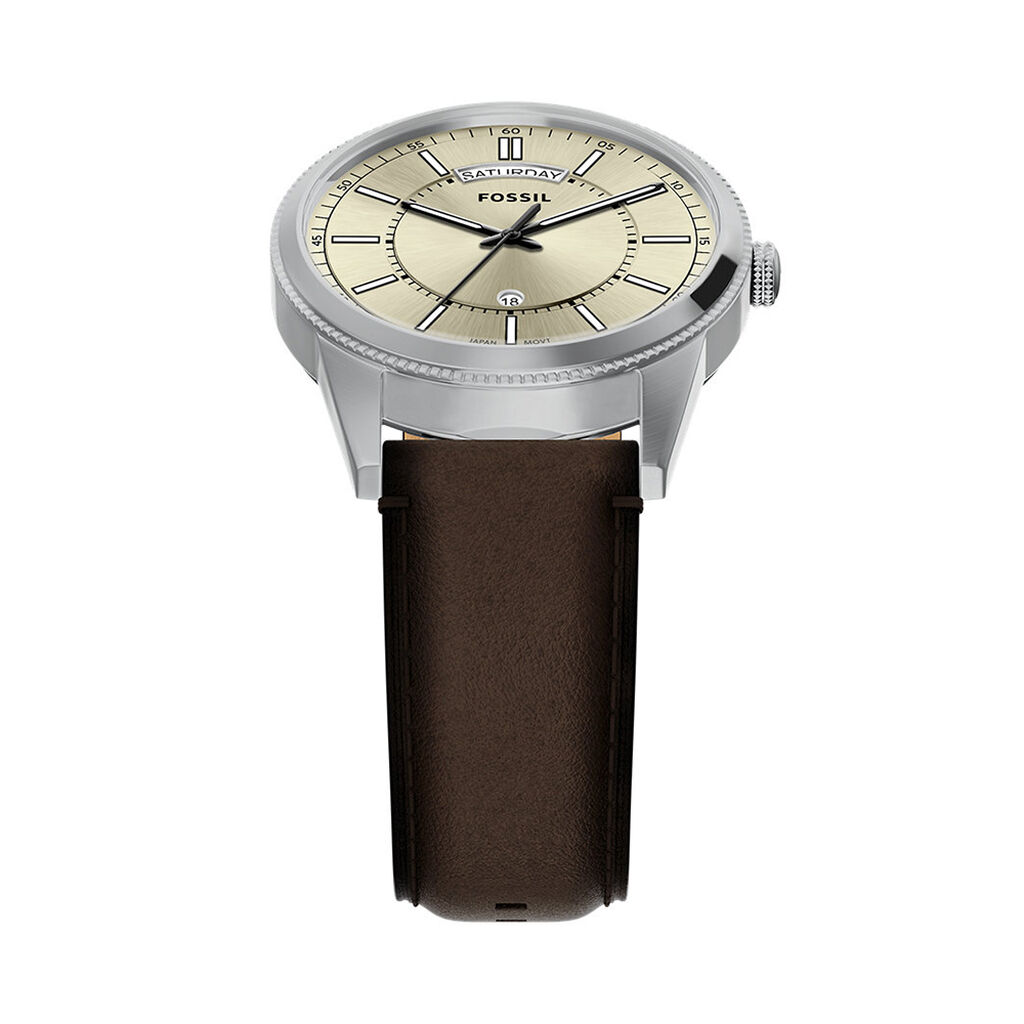 Montre Fossil Pearson Cr&egrave;me - F&ecirc;te des p&egrave;res Homme | Histoire d&rsquo;Or