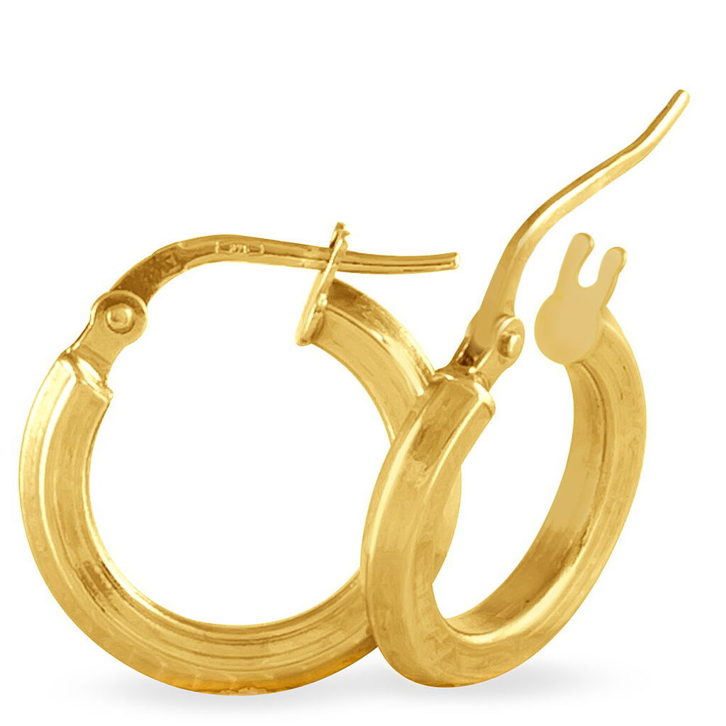 Créoles Ilana Or Jaune - Boucles d'oreilles créoles Femme | Histoire d’Or