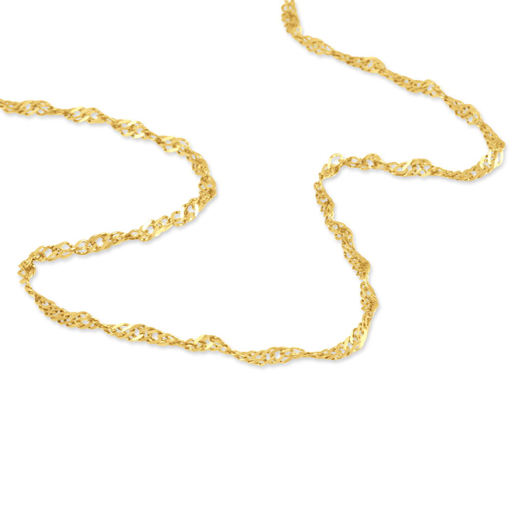 Chaîne Abbygail  Maille Singapour Or Jaune - Chaines Femme | Histoire d’Or