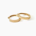 Cr&eacute;oles Dorofei Argent Dor&eacute; A L'Or 750/1000 - Boucles d'oreilles cr&eacute;oles Femme | Histoire d&rsquo;Or
