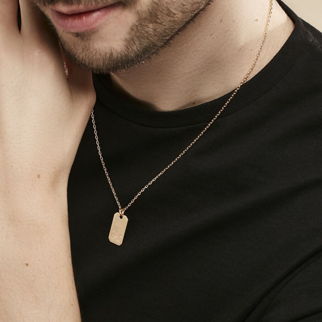 Collier Plaqué Or Quintien - Colliers Zodiaque Homme | Histoire d’Or
