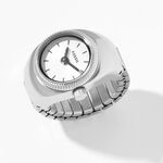 Montre Fossil Watch Ring Blanc - Id&eacute;es cadeaux Femme | Histoire d&rsquo;Or
