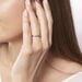 Alliance Elsia Or Blanc Diamant - Alliances Femme | Histoire d’Or
