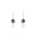 Boucles D'oreilles Pendantes Joana Or Rose Nacre - Boucles d'oreilles pendantes Femme | Histoire d’Or