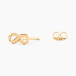 Boucles D'oreilles Puces Ajna Plaqu&eacute; Or Jaune - Boucles d'oreilles fantaisie Femme | Histoire d&rsquo;Or