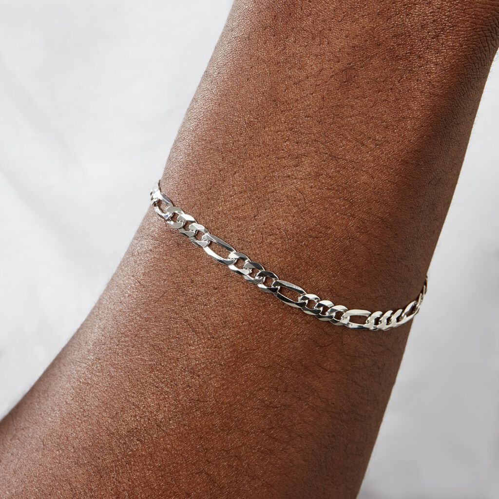 Bracelet Maille Argent Vivian - Bracelets chaîne Homme | Histoire d’Or