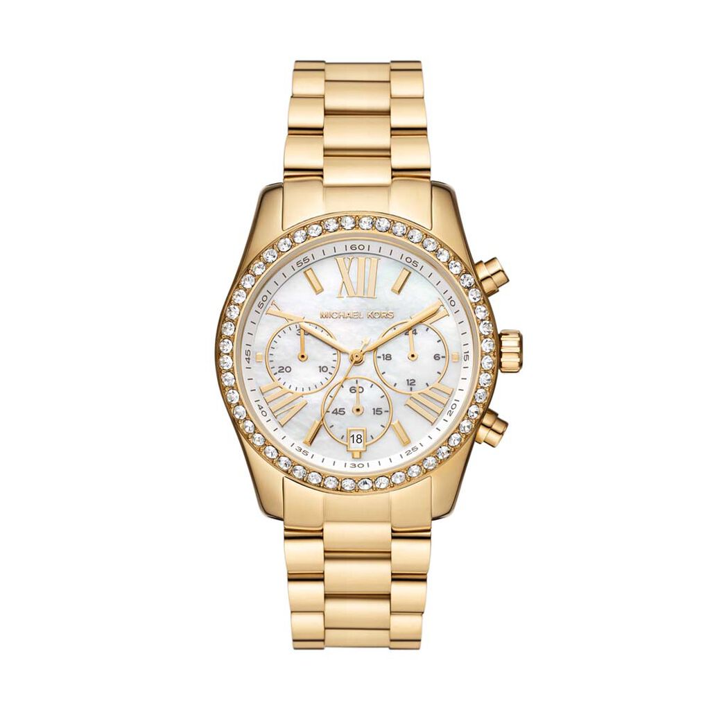 Montre Michael Kors Lexington Blanc - Montres Femme | Histoire d’Or