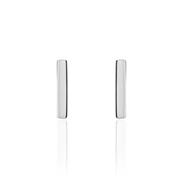 Boucles D'oreilles Puces Birati Argent Blanc - Boucles d'oreilles fantaisie Femme | Histoire d’Or