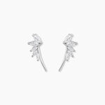 Bijoux D'oreilles Duchesse Argent Blanc Oxyde De Zirconium - Boucles d'oreilles fantaisie Femme | Histoire d&rsquo;Or